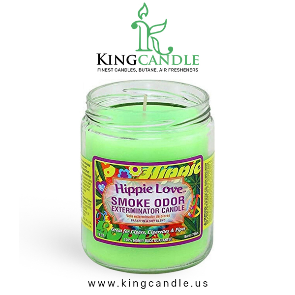 Smoke Odor Exterminator 13oz Candle – HIPPIE LOVE2