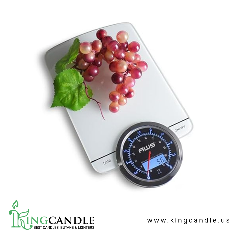 American Weigh Scale VINTAGE-5K Digital Kitchen Scale, White, 5Kg