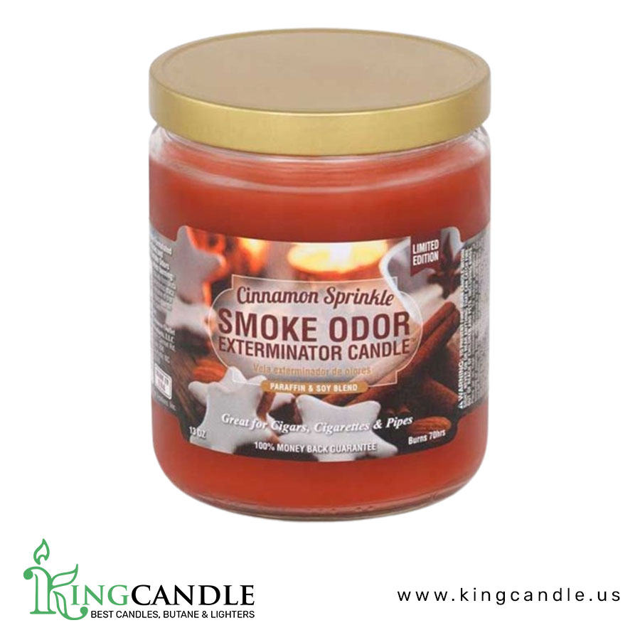 Smoke Odor Exterminator Candle – Cinnamon Sprinkle